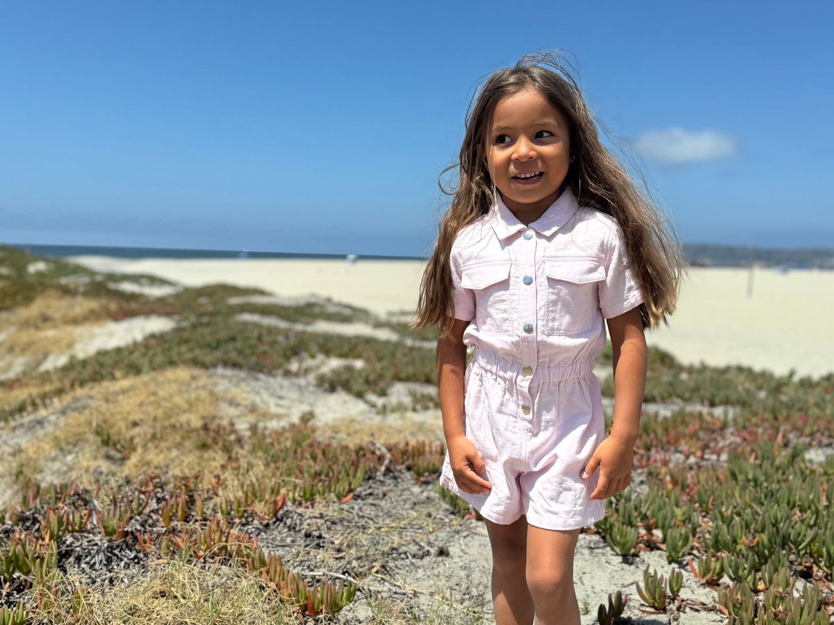Rose addison romper