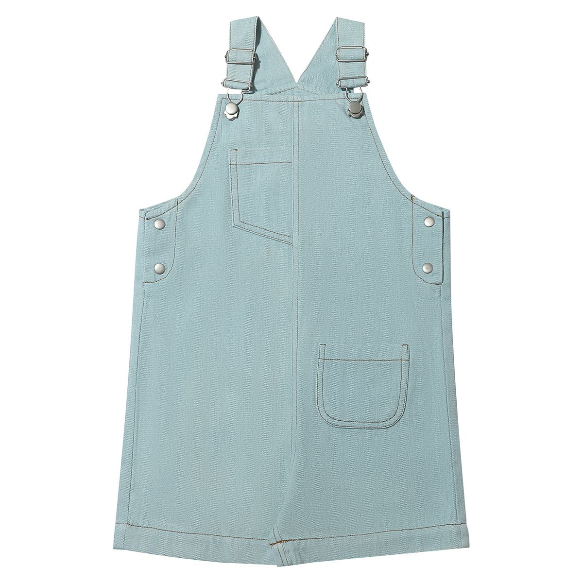 Libby light denim overalls