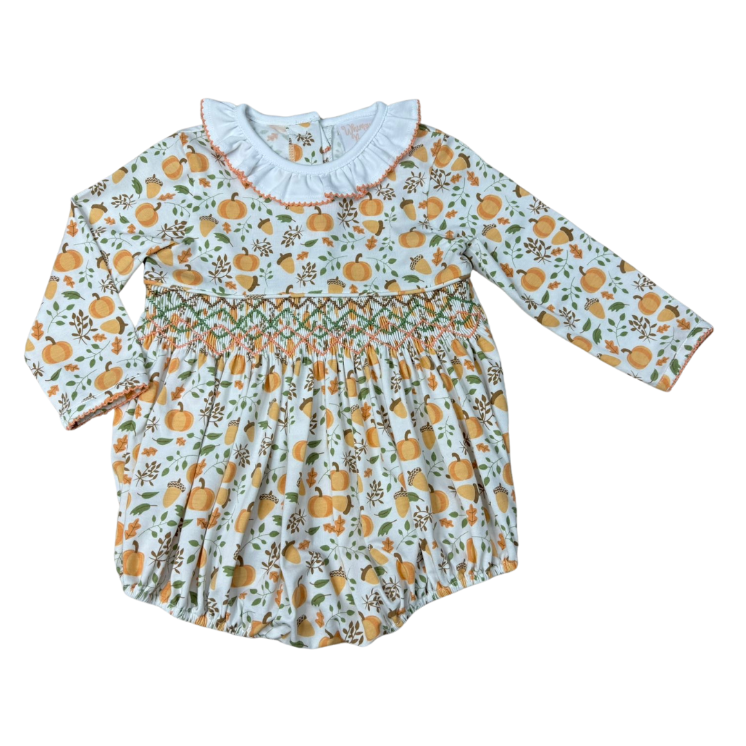 Fallfetti Ruffle Collar smocked bubble