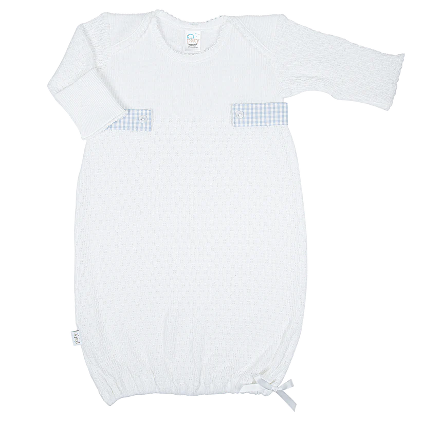 Paty gown Gingham tabs