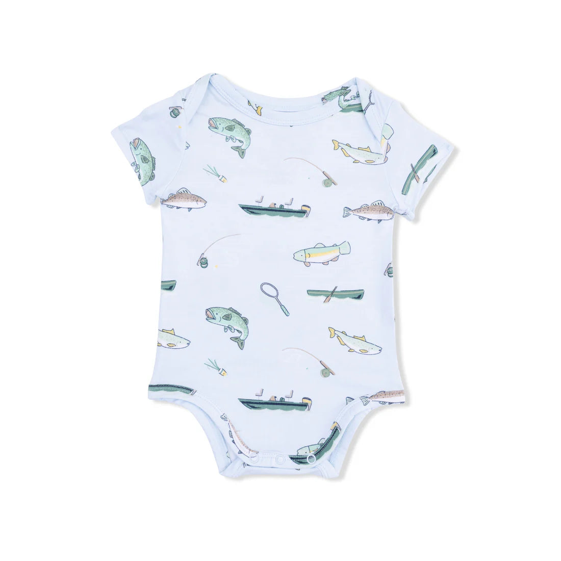 Fishing - Short Sleeve Bodysuit