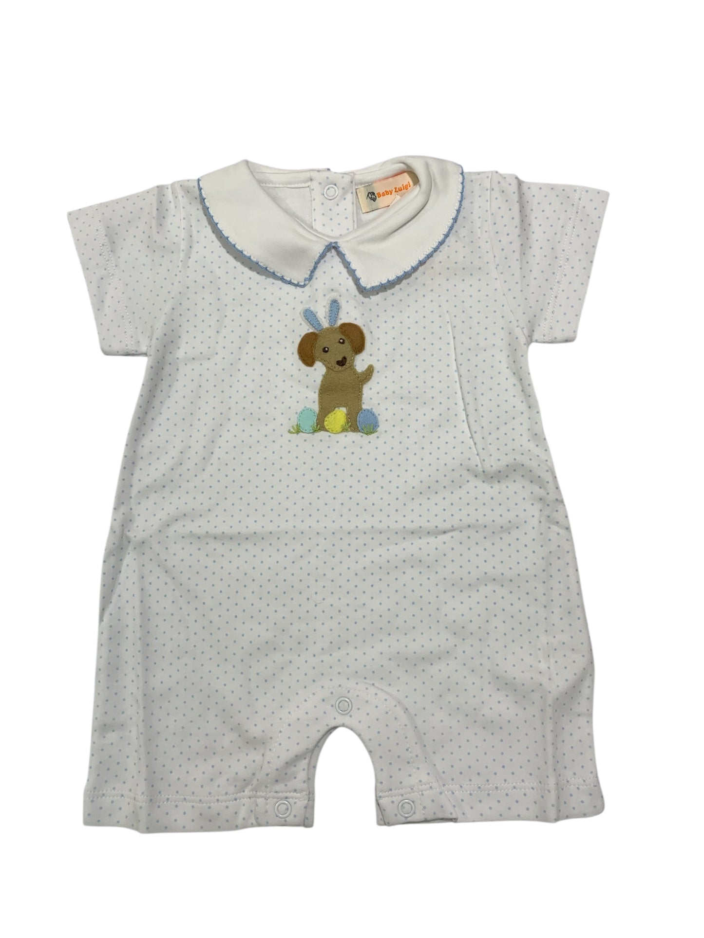 Boy Easter Pup romper
