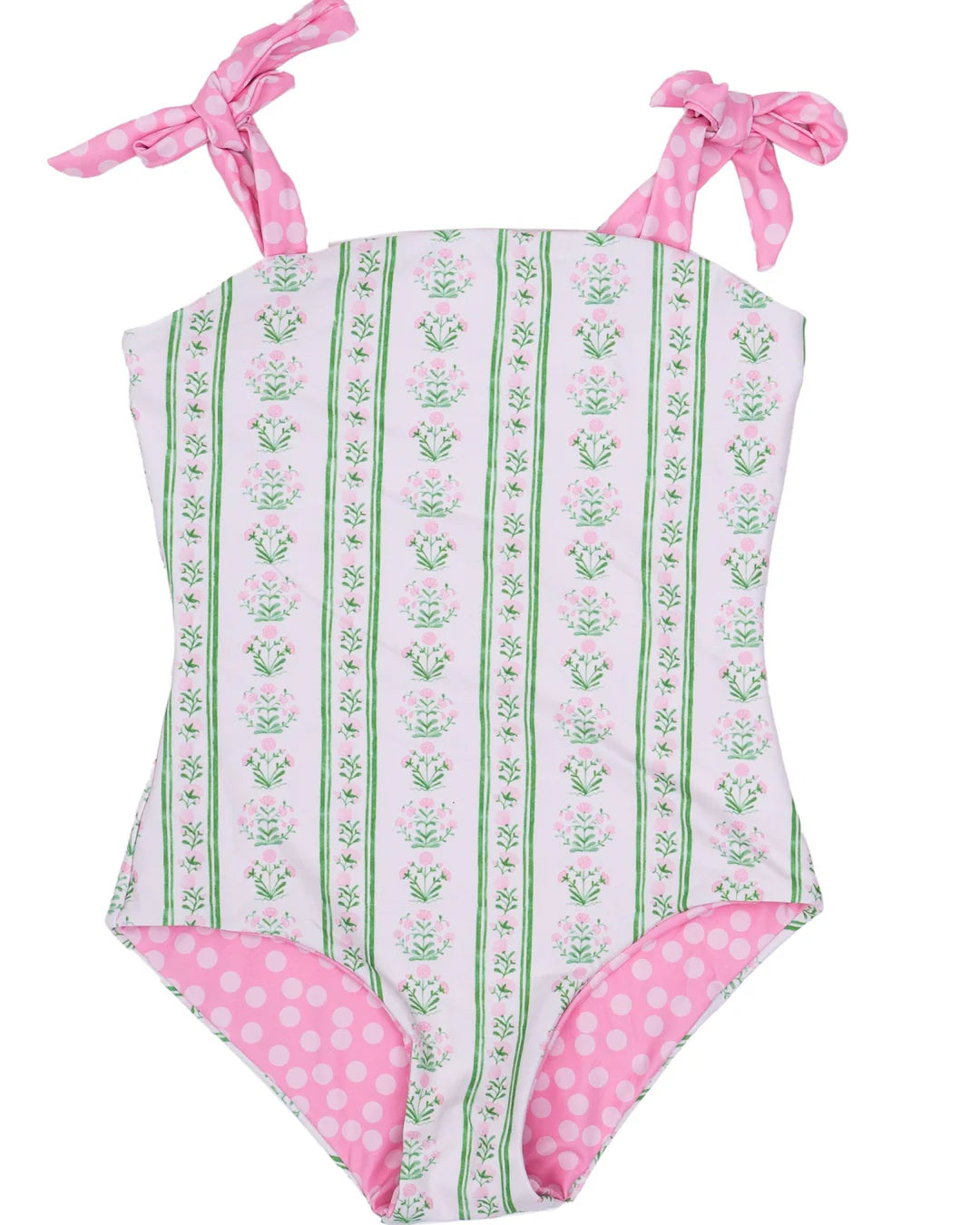 Blush & bloom reversible swim