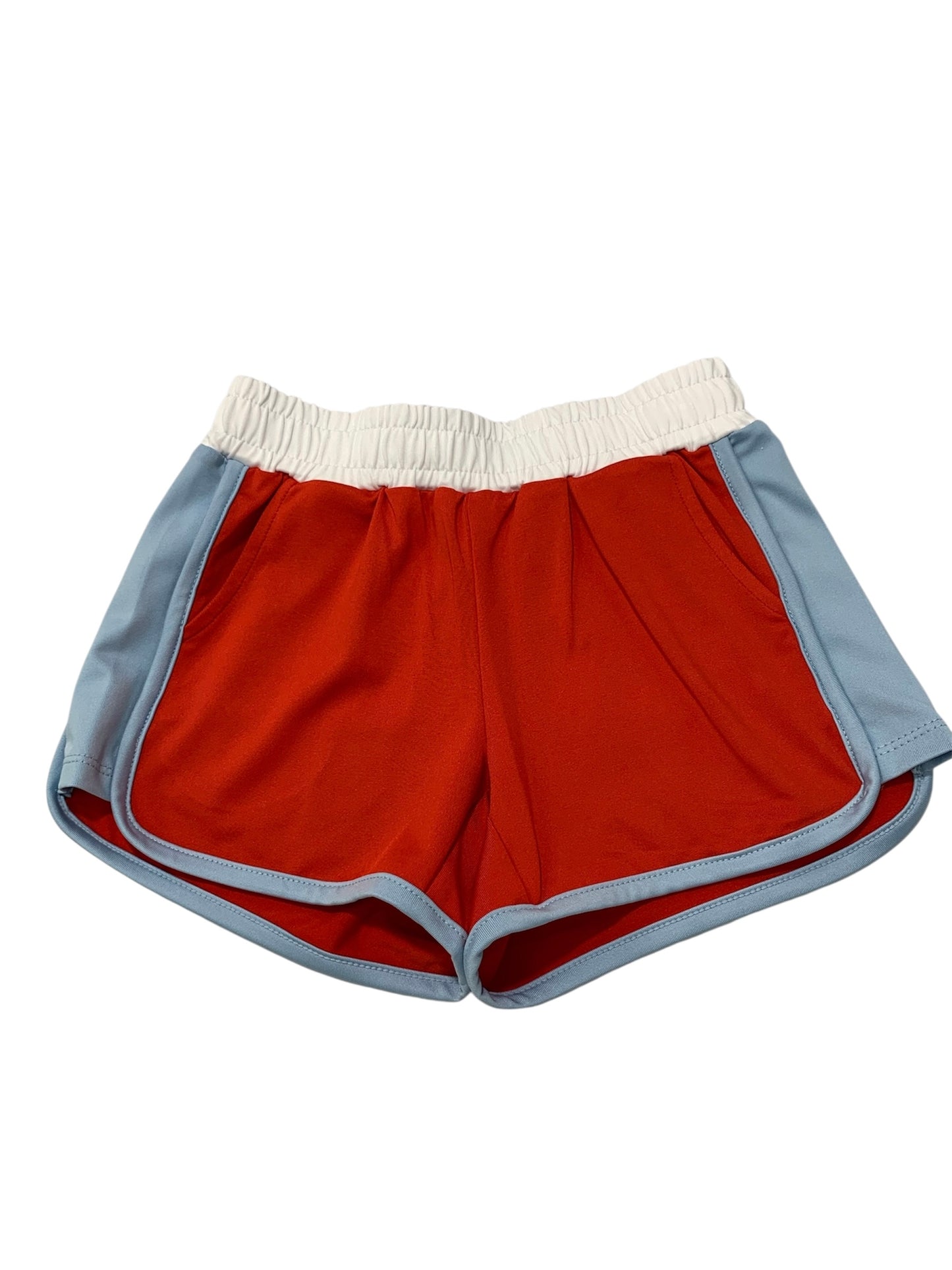 Red White Blue Stretchy Shorts