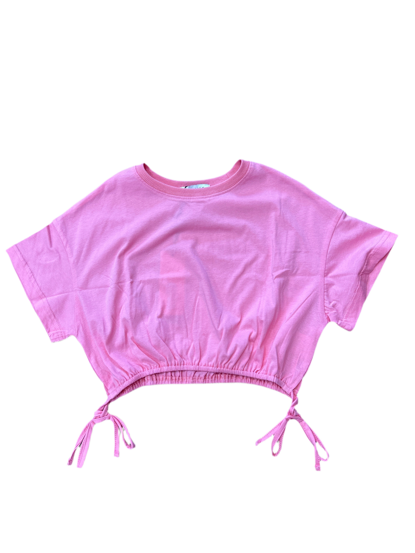 pink knitted tee