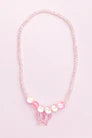 Boutique Holo Pink Crystal Necklace