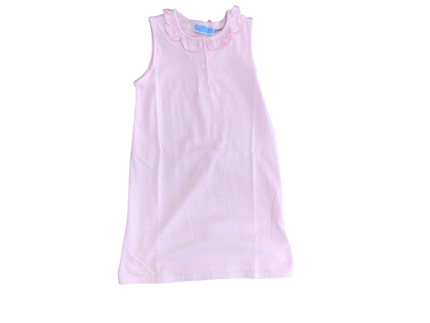 Nora Dress-Light Pink Stripe