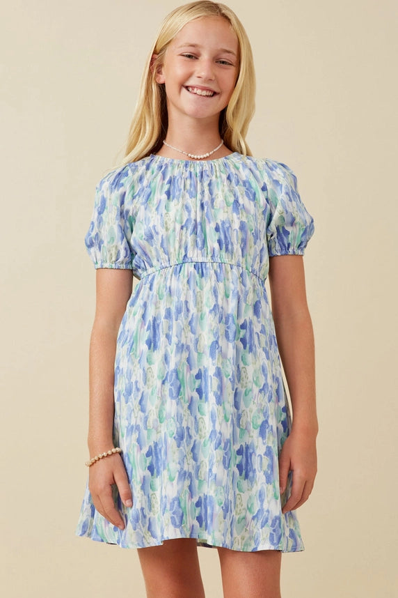 Watercolor Floral Dress