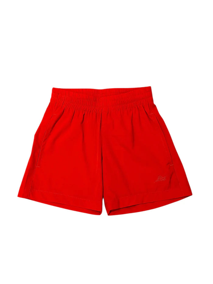 performance play shorts red