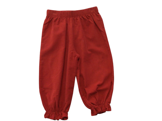 Red Cord Ruffle Bloomer Pants