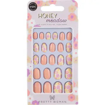 Kids Honey Meadow press on nails