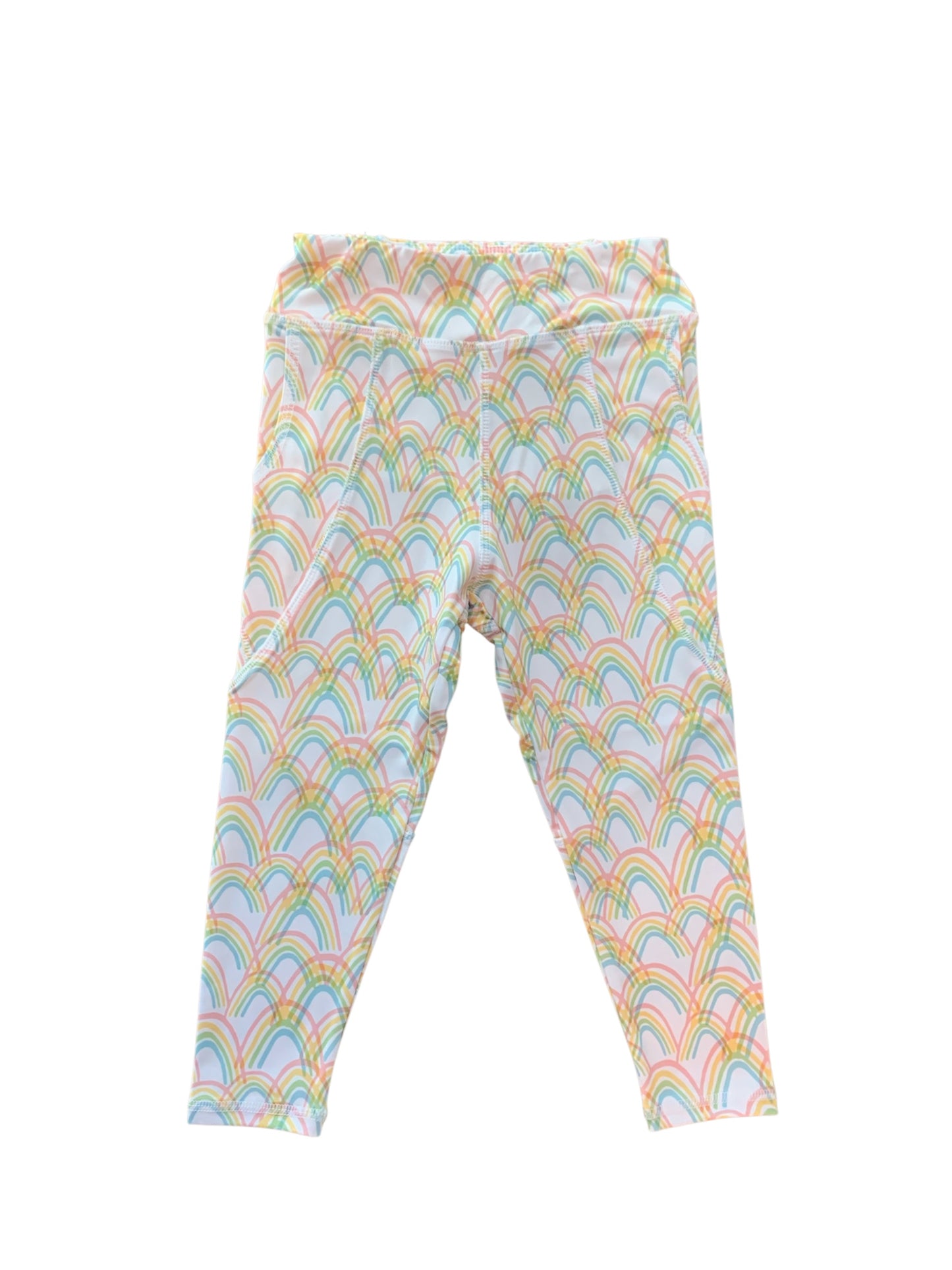 Rainbow athletic leggings