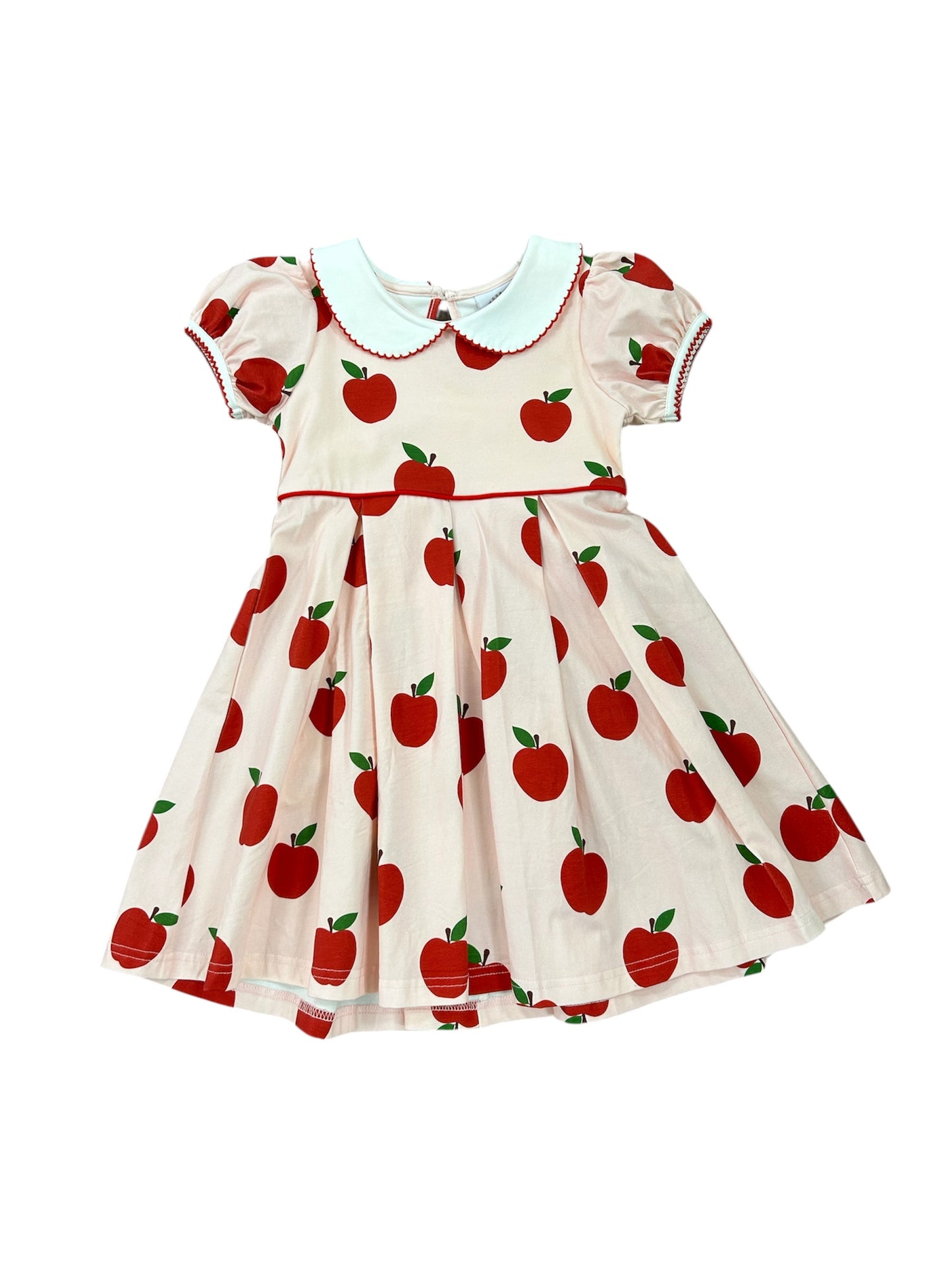 Pink Apple Pleat Dress