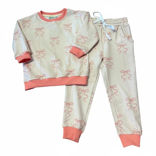 bow jogger set