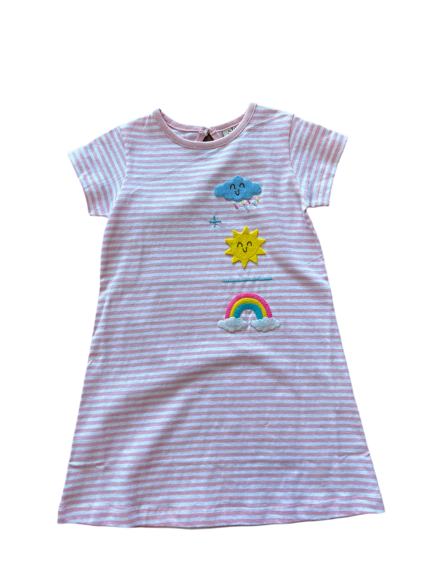 Cloud+Sunshine=Rainbow dress