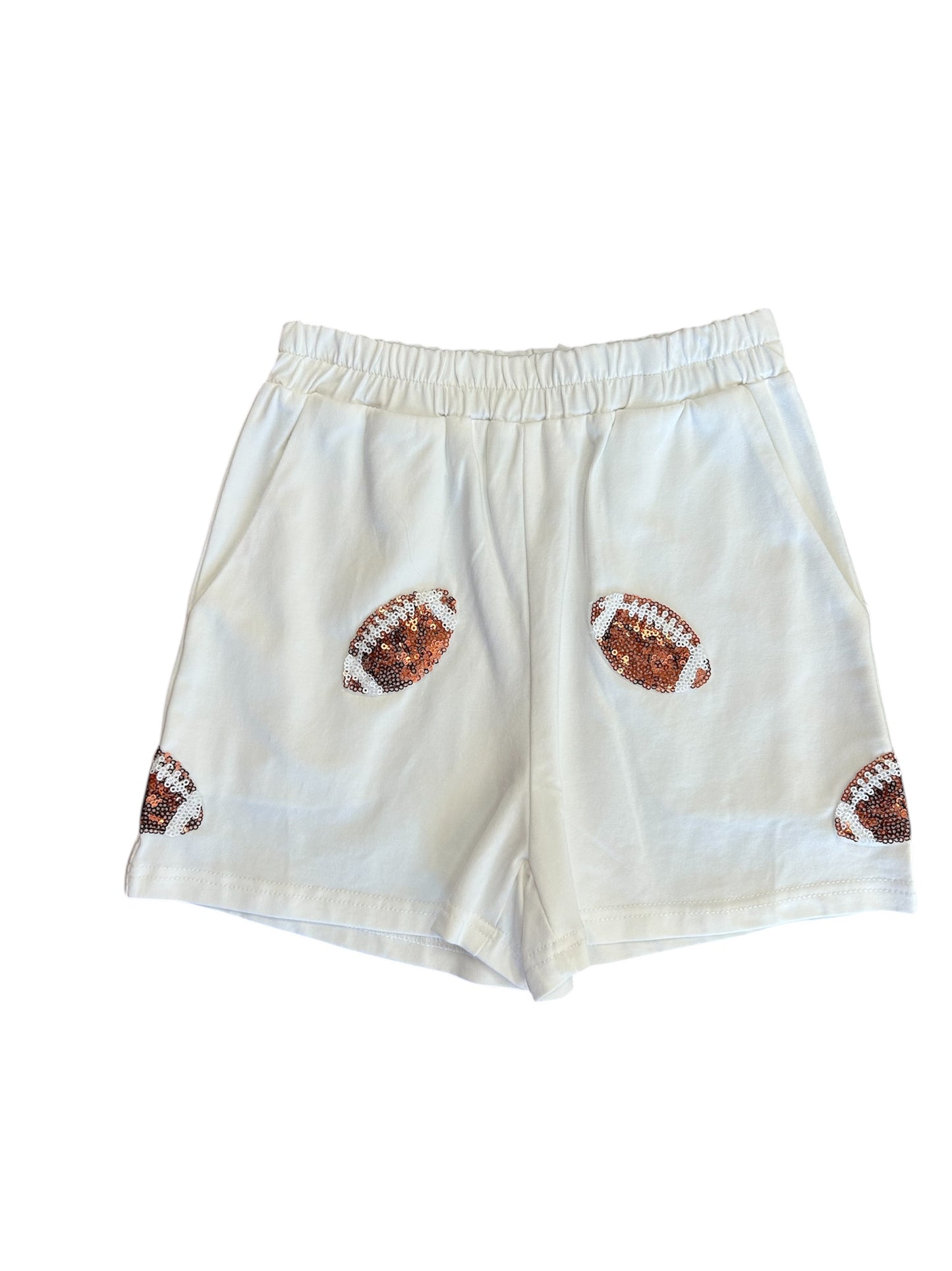 White football shorts