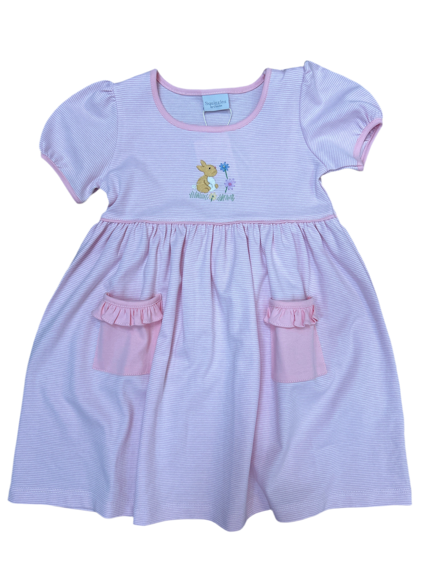 Bunny in blooms dress