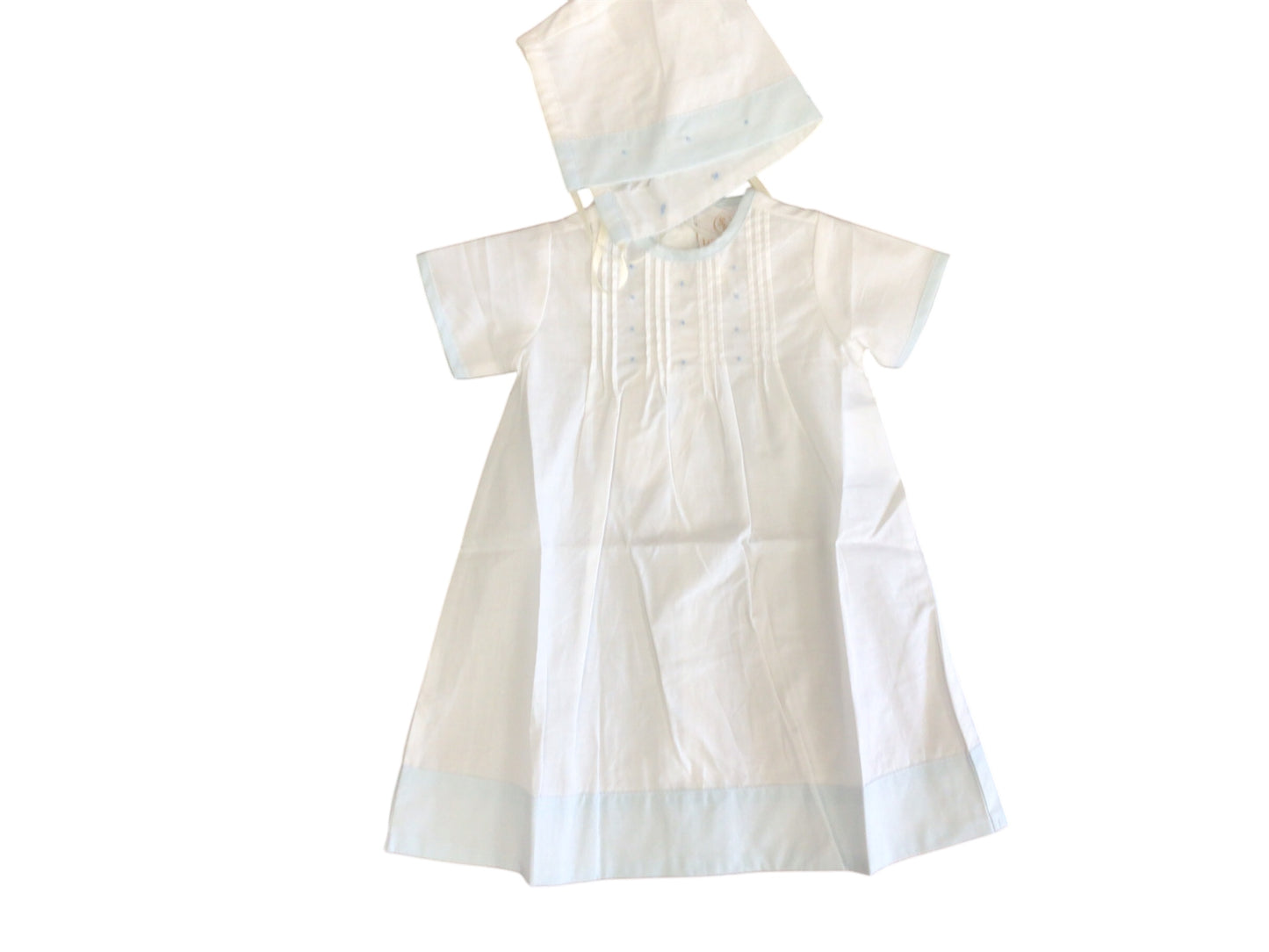 White/Blue Blessings Daygown Set