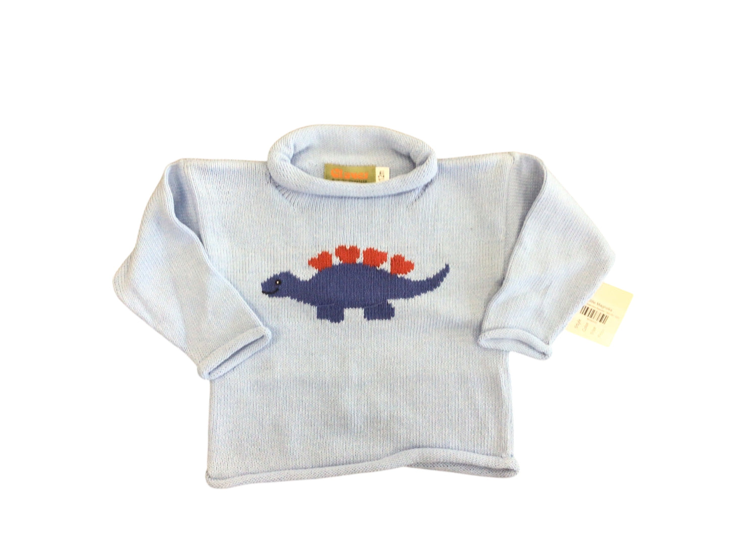 Blue Dino Valentine Sweater