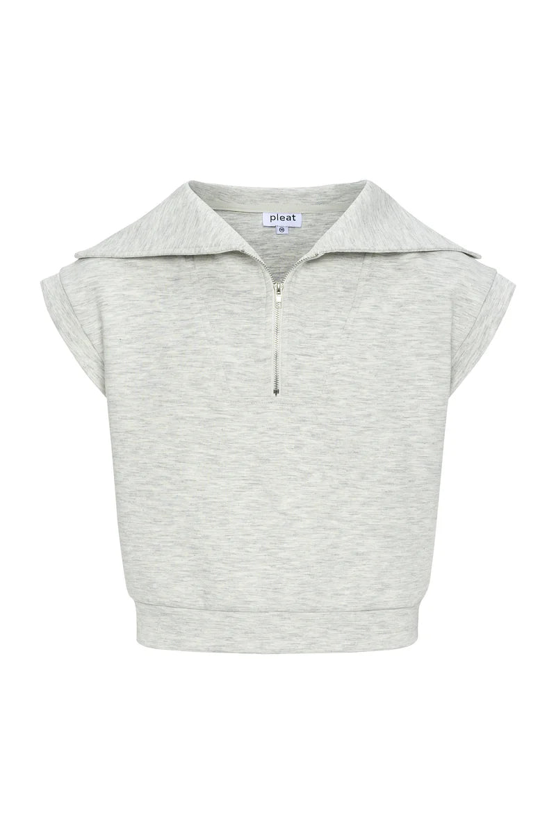callie gray top