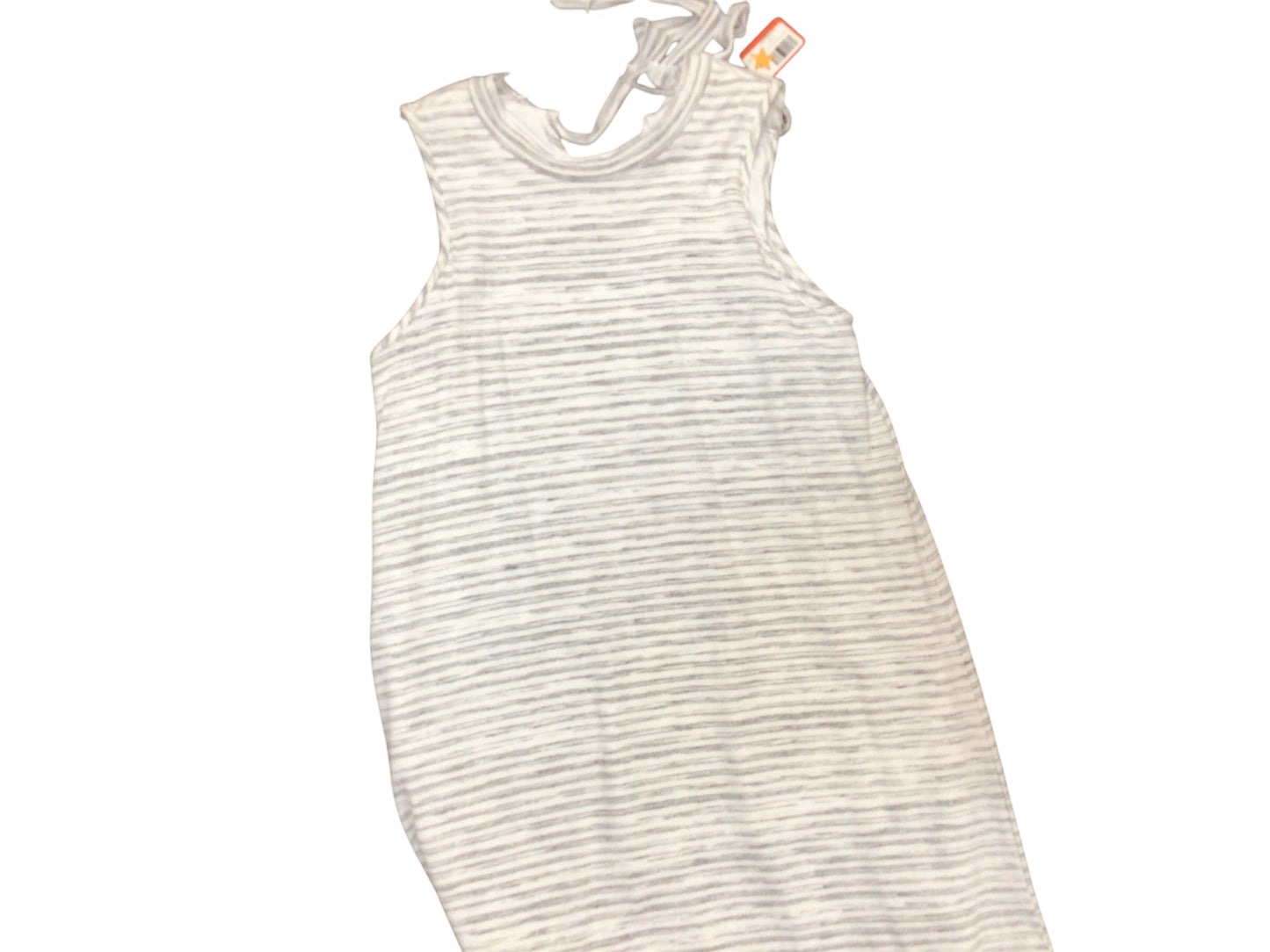 Striped sleeveless dress