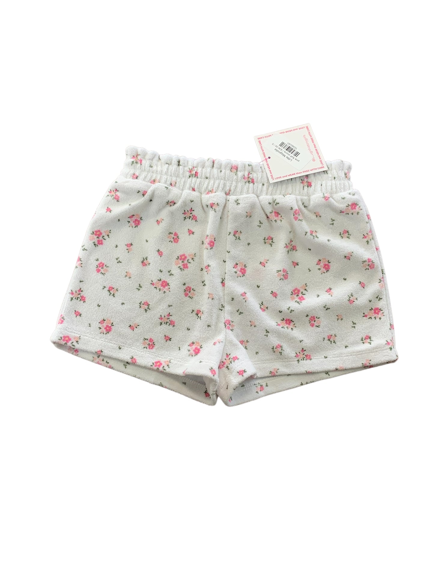 pink fluff shorts