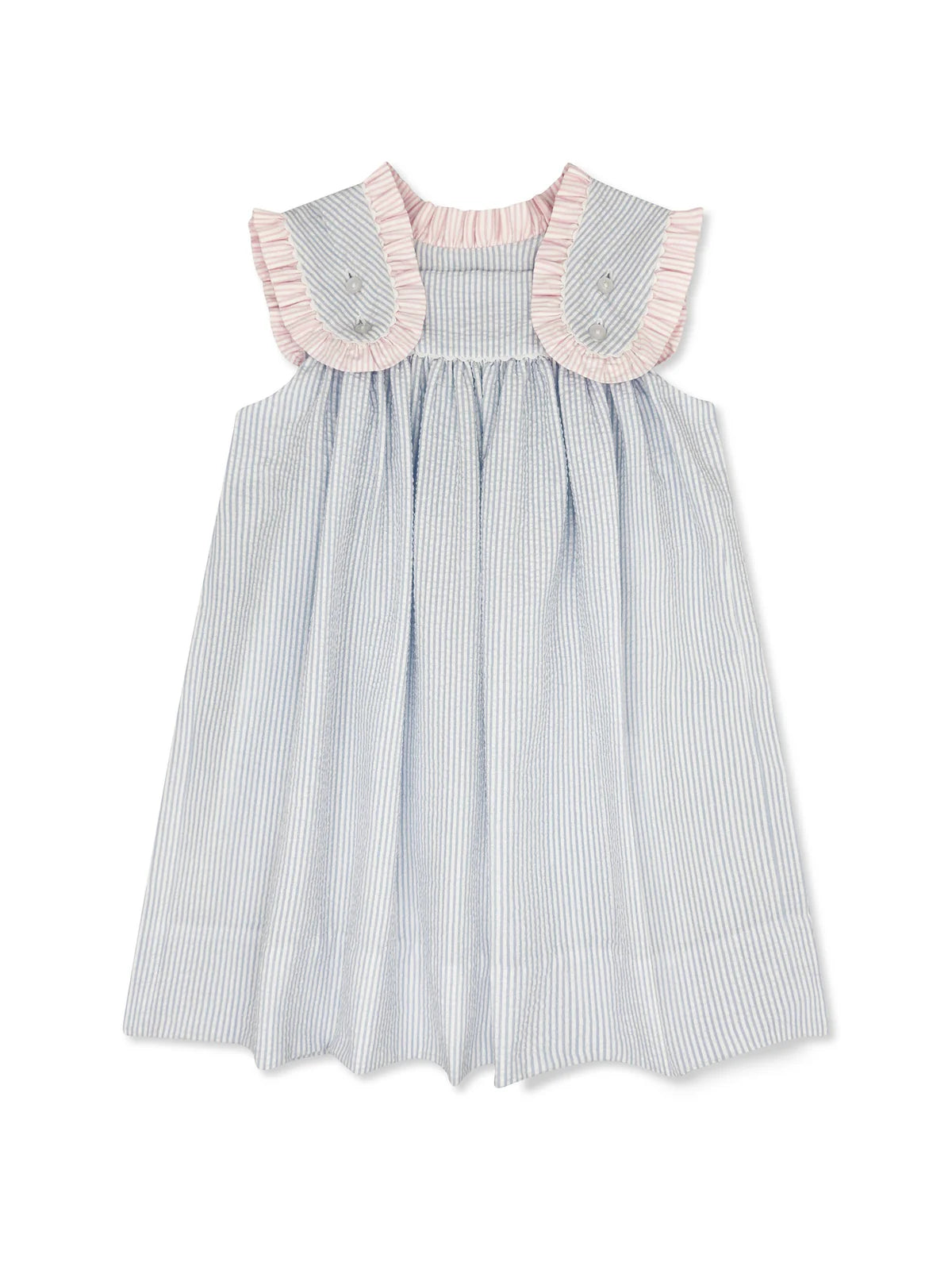 Seersucker Frances Flap Dress