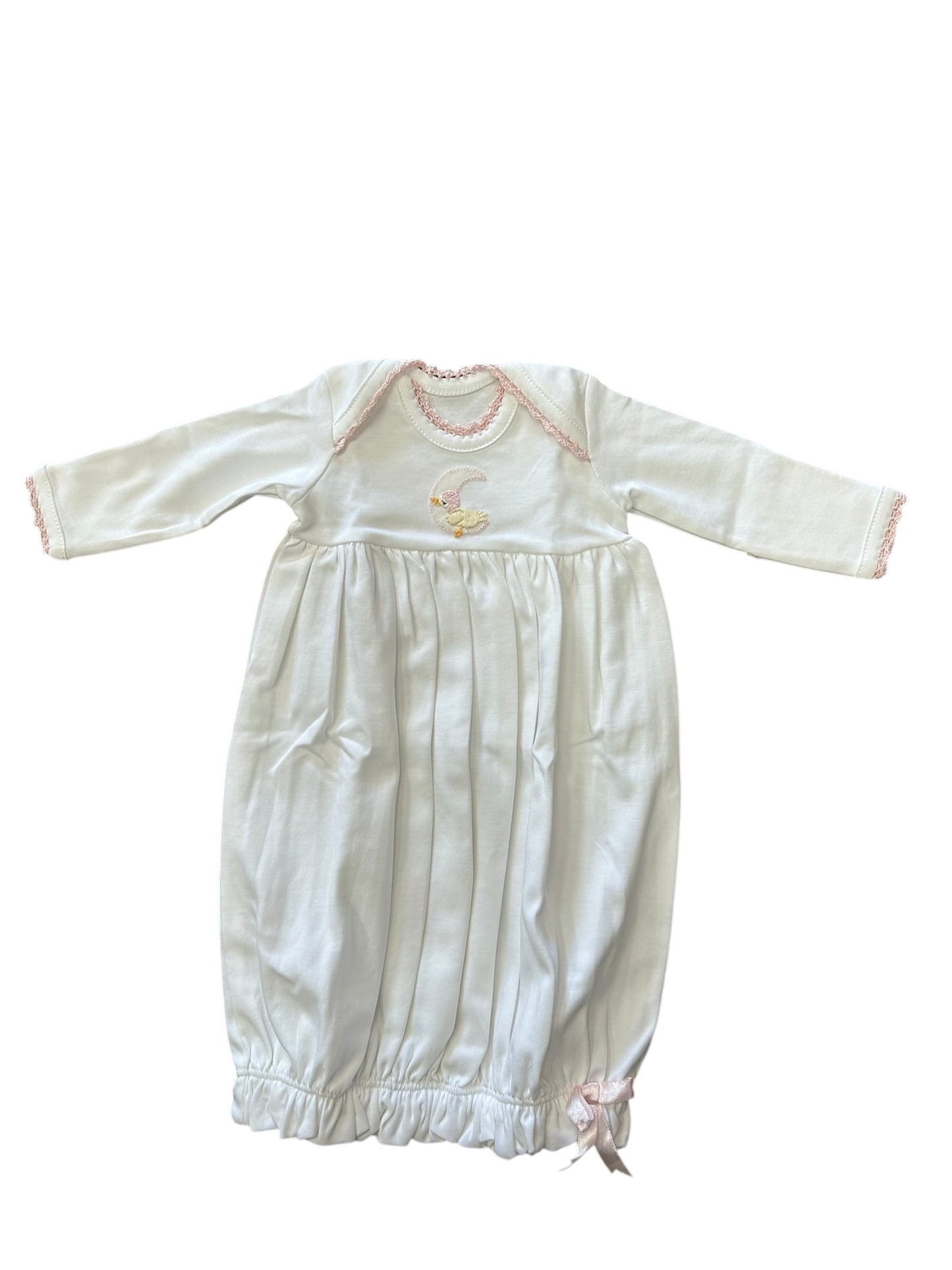 sleepy duck shoulder gown