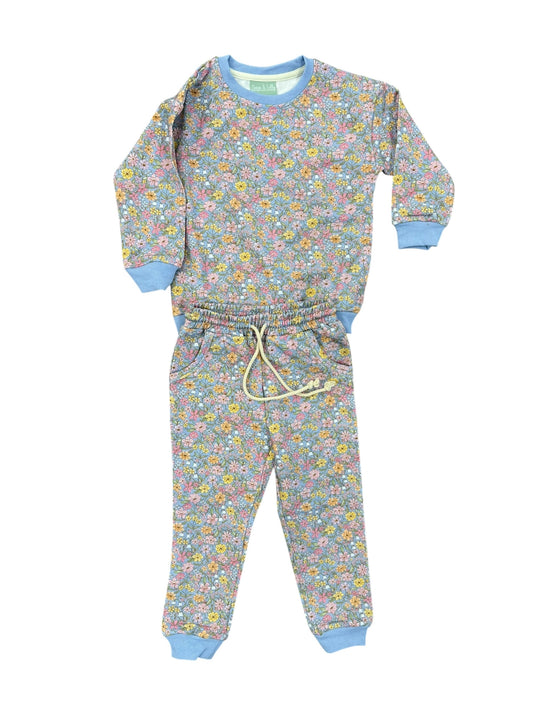 Jogger set Blue floral