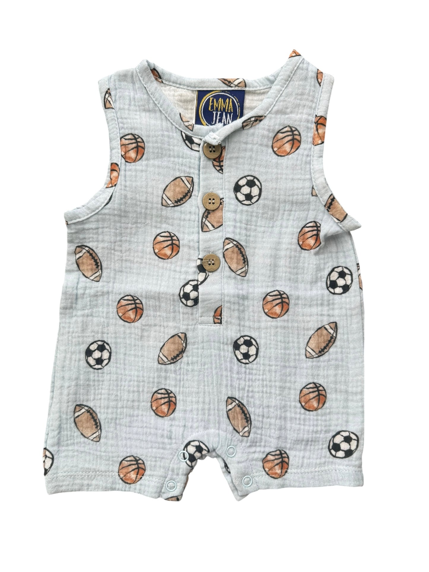 sports boy romper