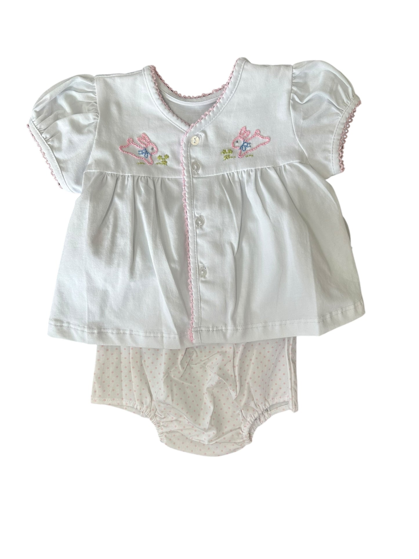 Girl Brennan Bunnie Diaper Set