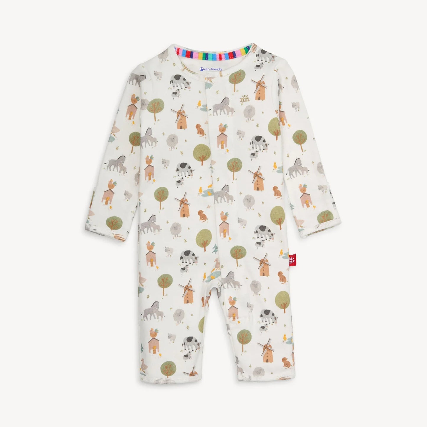 Farm funny organic cotton coverall
