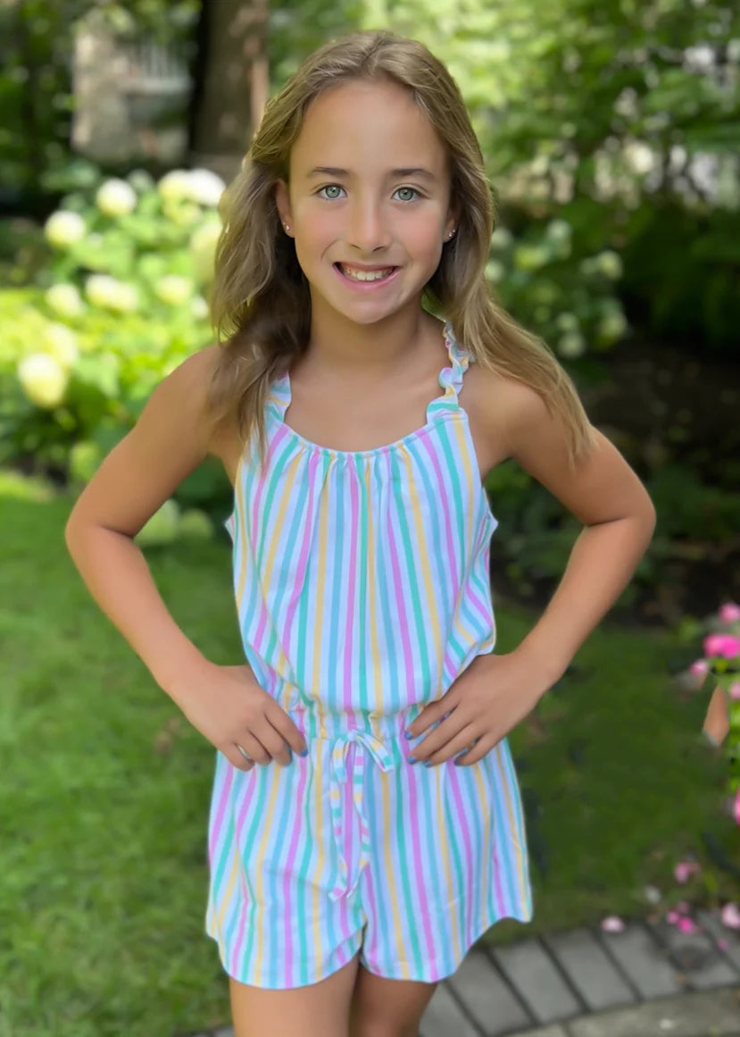 Daphne Knit Stripe Romper
