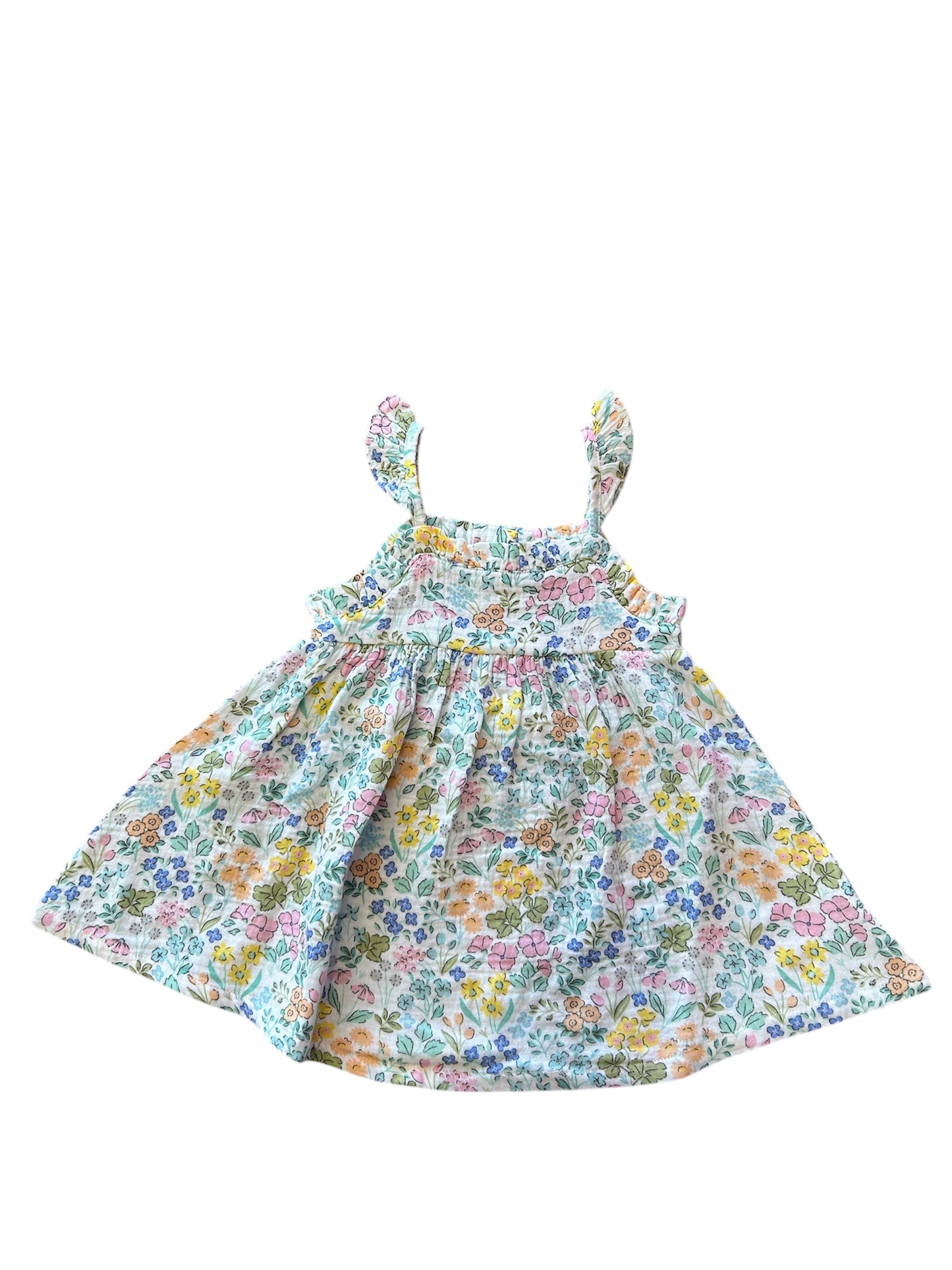 Samantha Floral ruffle dress