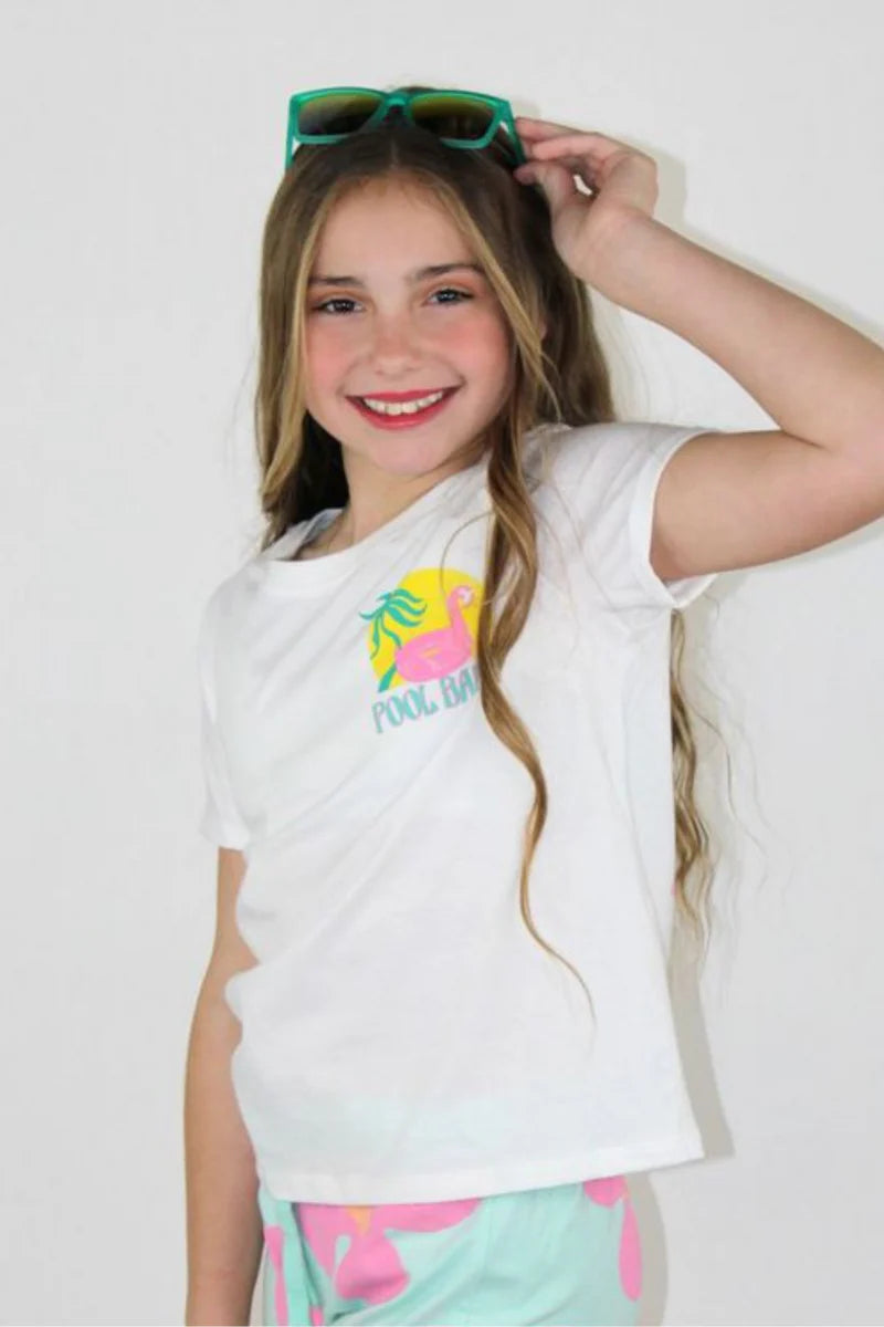 Pool babe graphic shirt