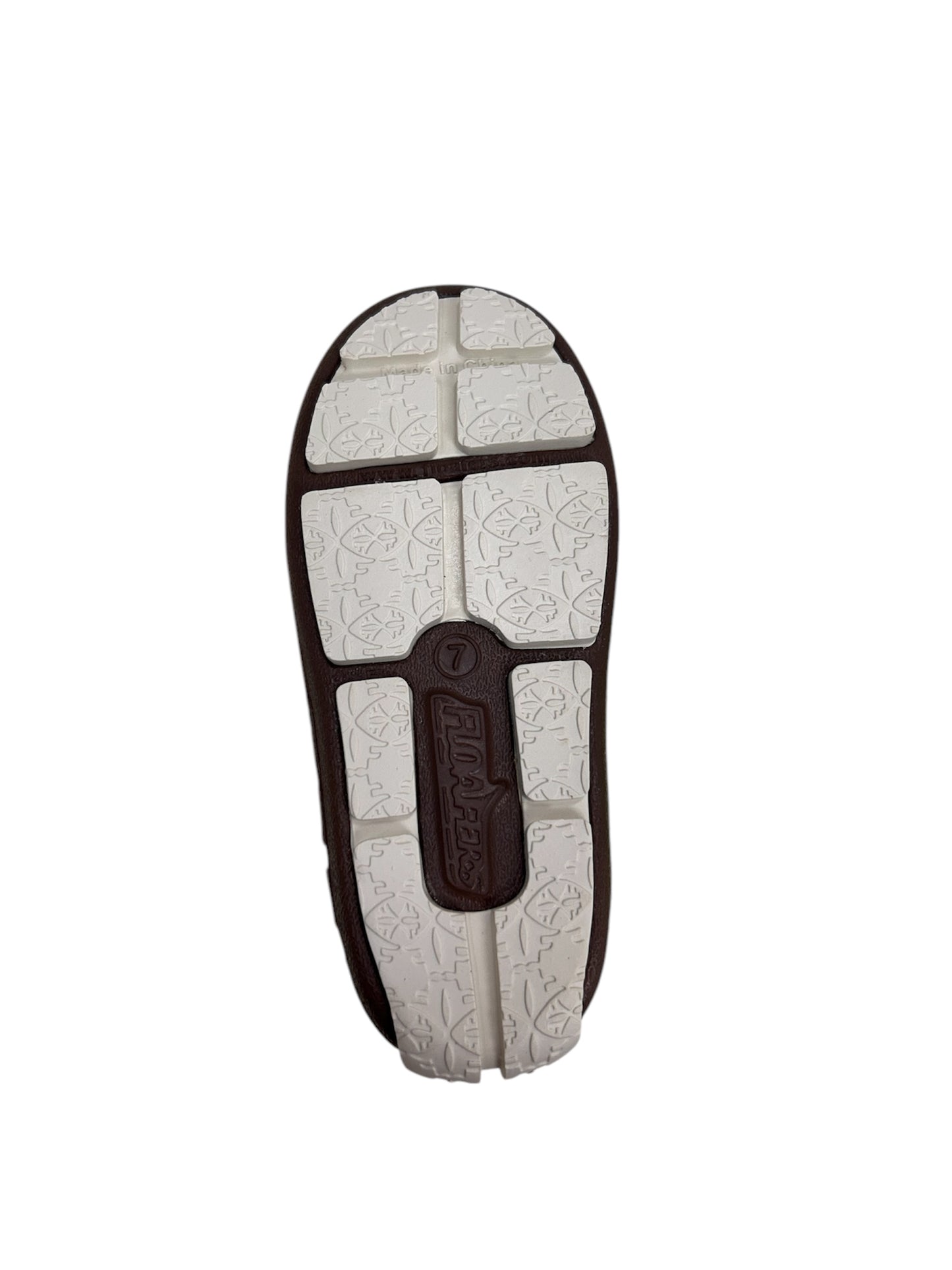 Driftwood brown/coconut floafers