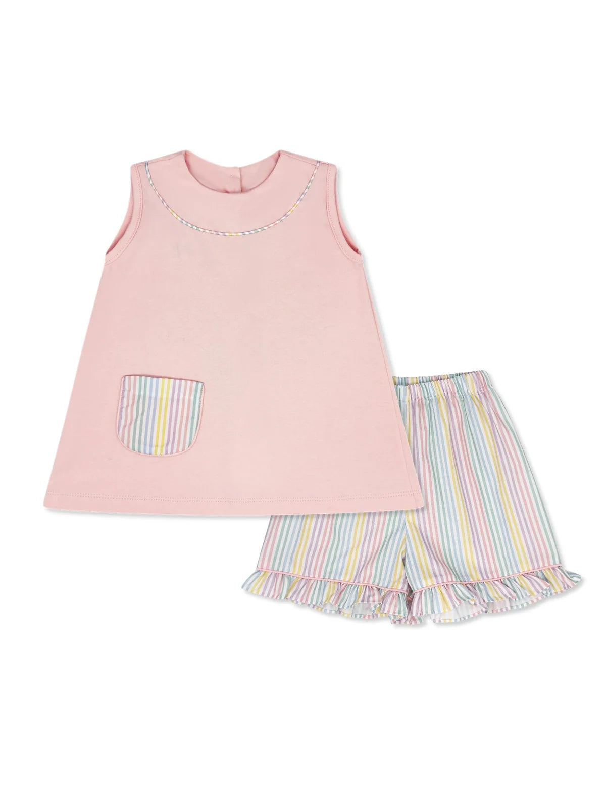 Posie short set pinstripe