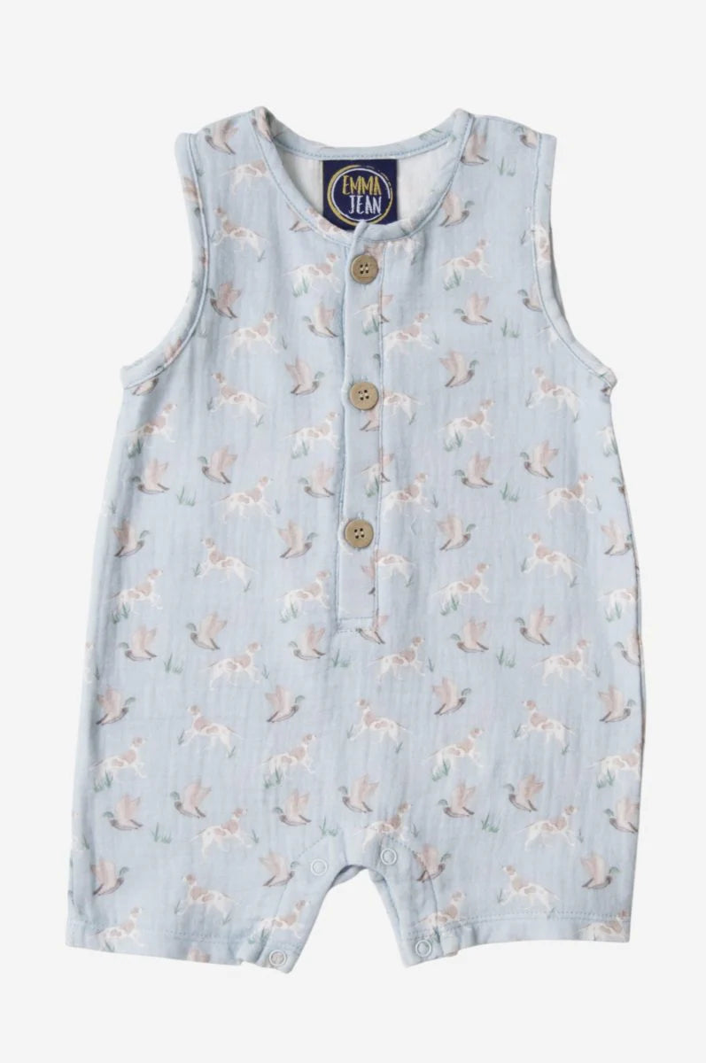 Duck hunting romper