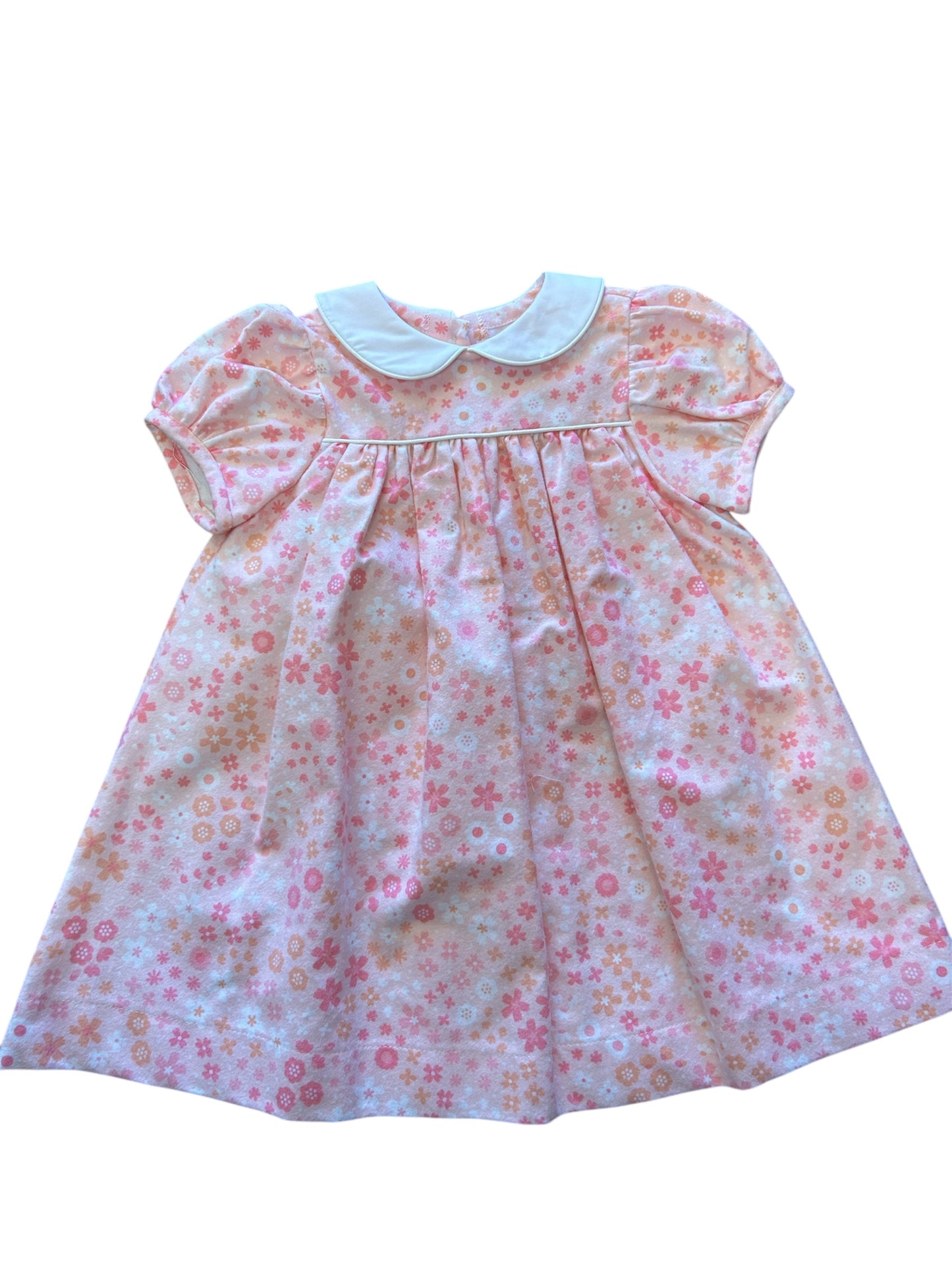 Pink floral float dress