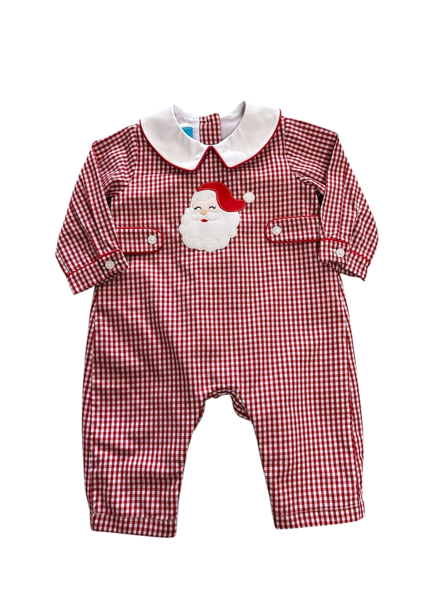 Santa Boys long romper