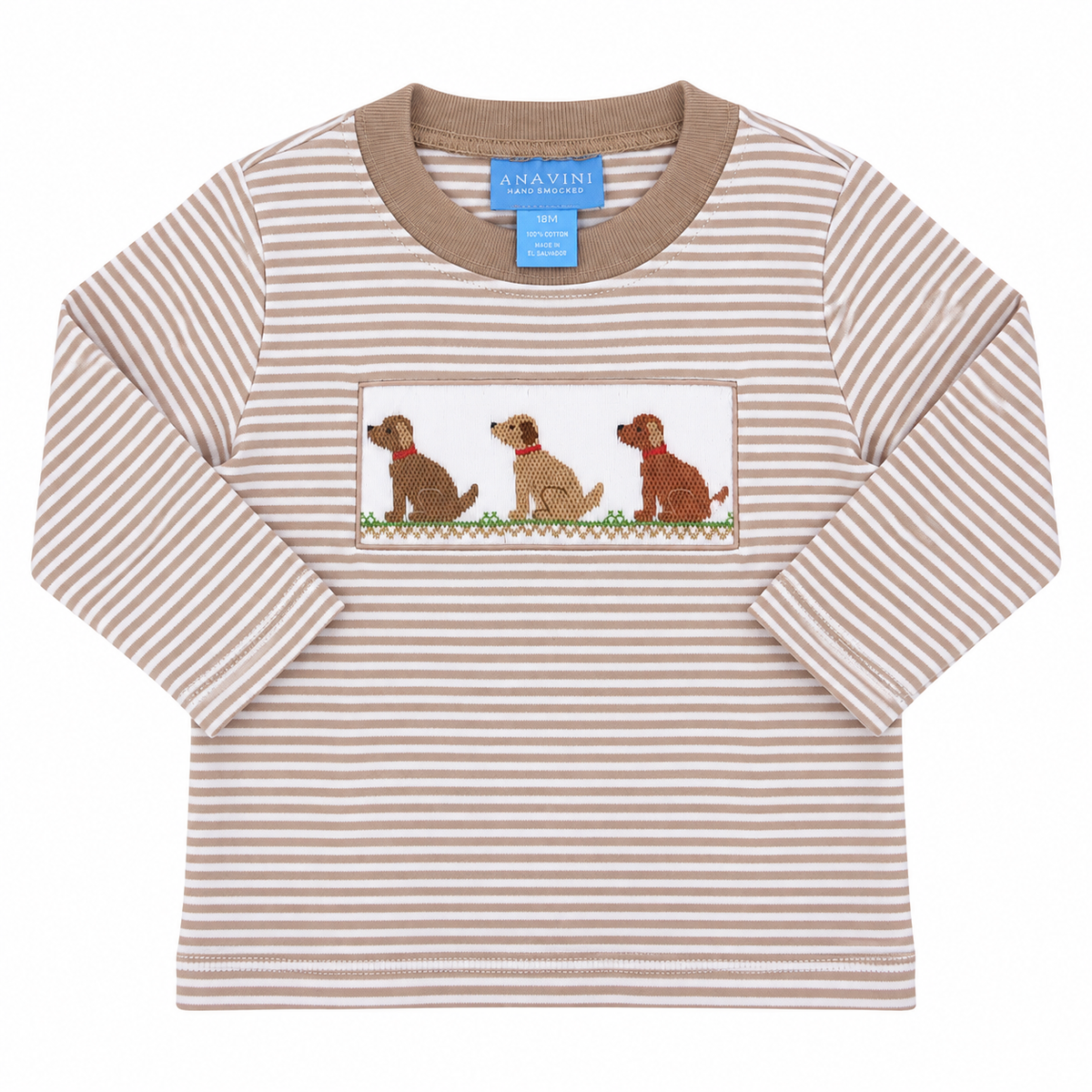knit stripe labrador t-shirt