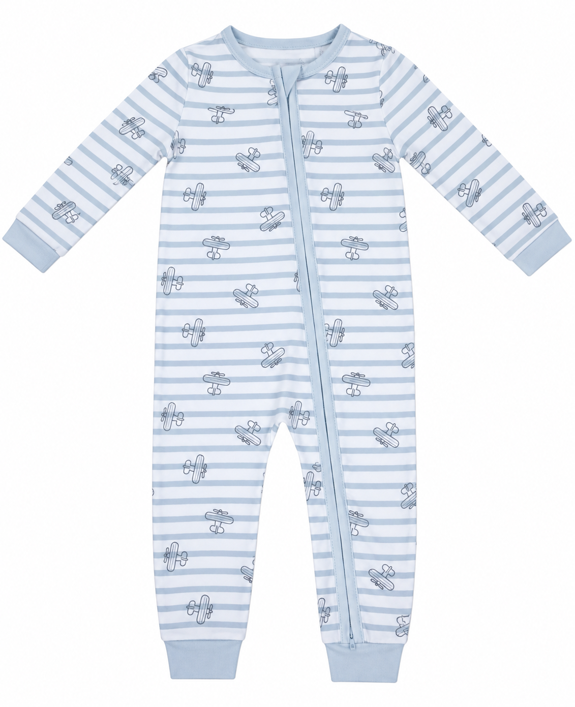 Airplane Stripe - Convertible Romper