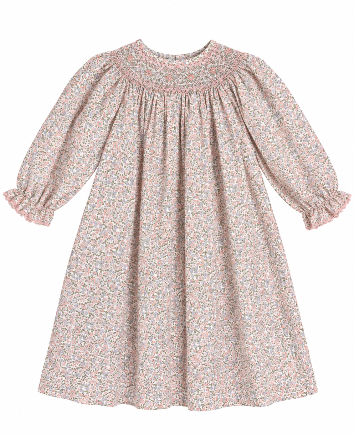Blush pink liberty floral bishop