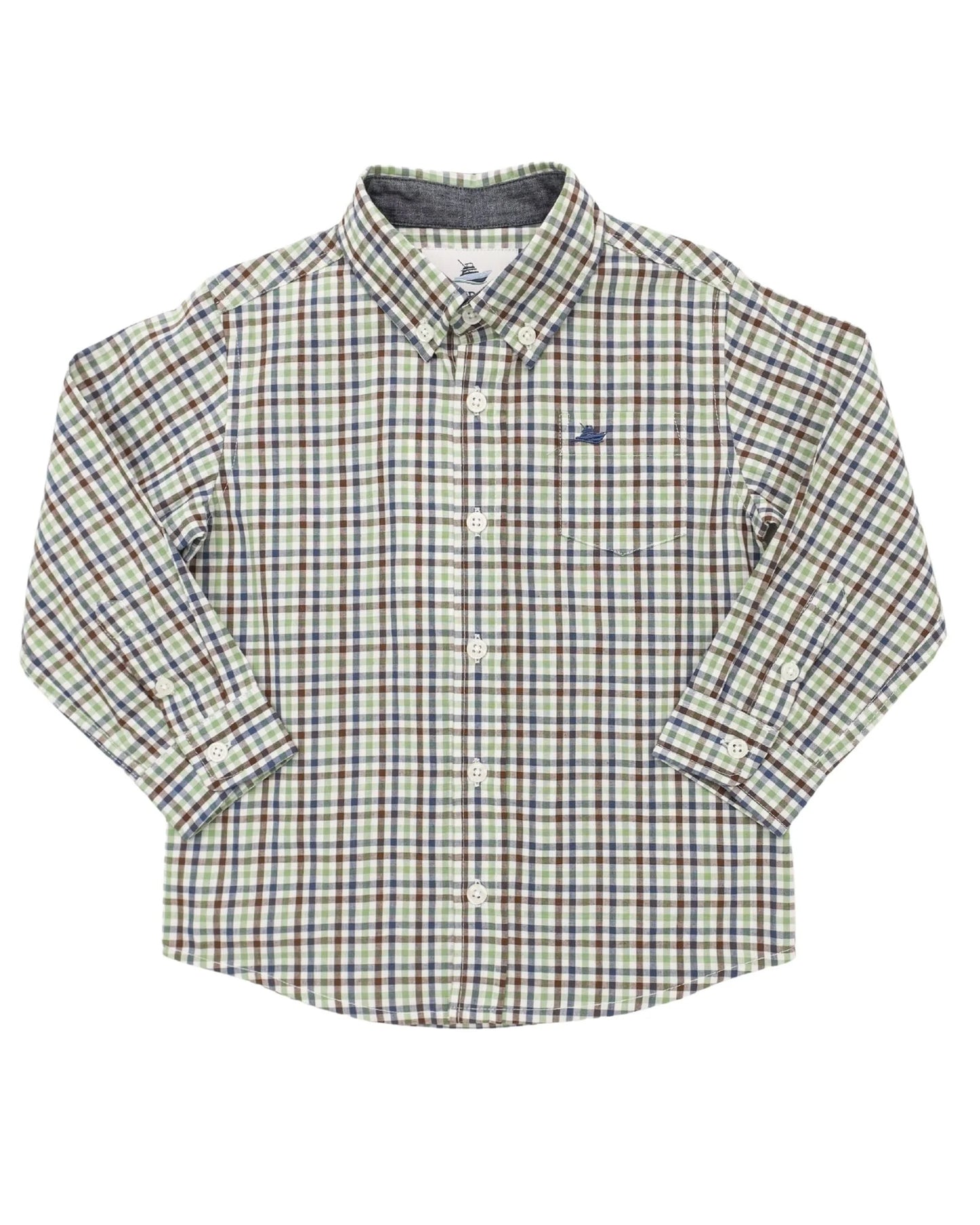 LS navy/aspen shirt