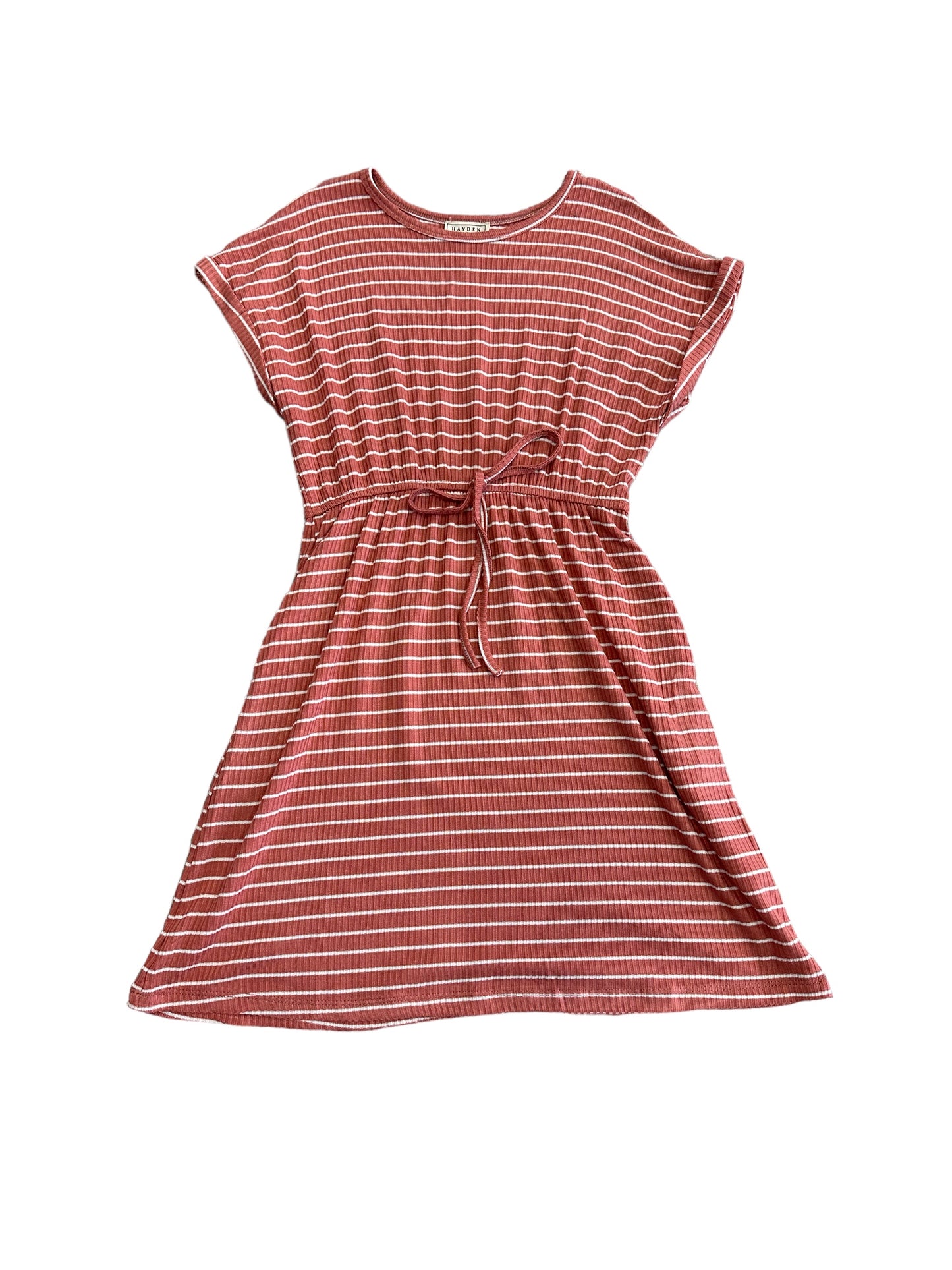 Mauve stripe dress