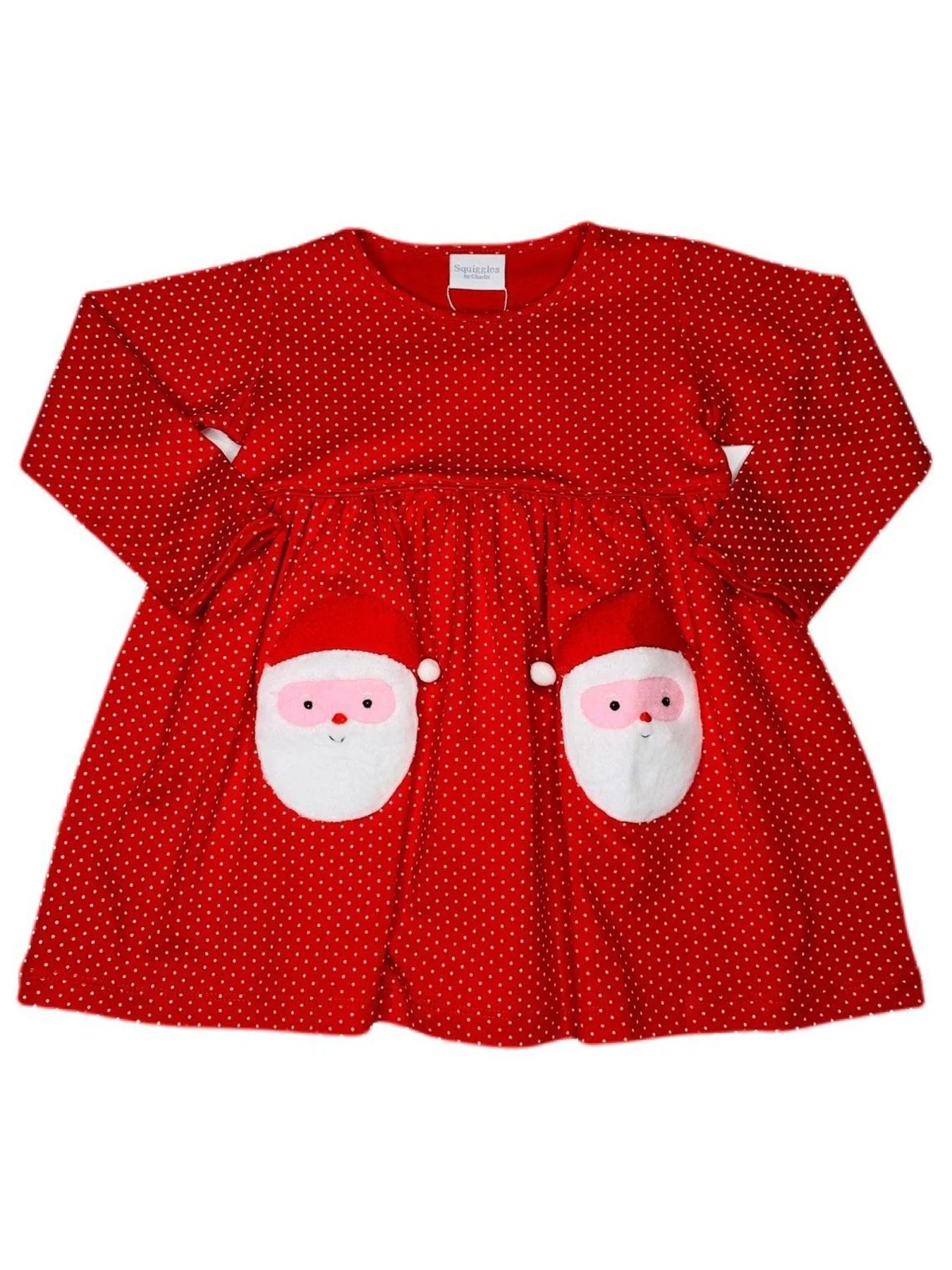 sherpa santa popover dress