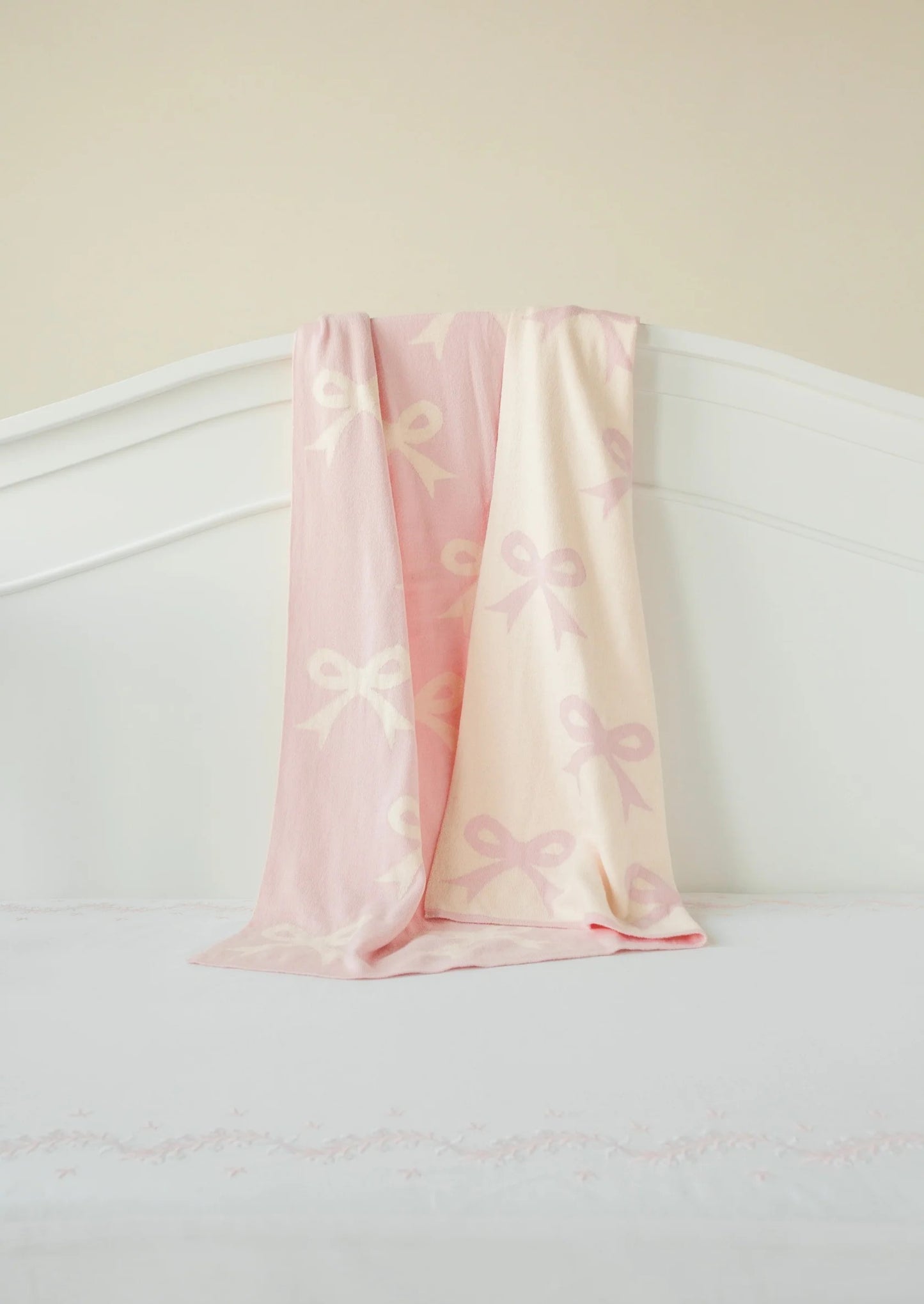 Nursery Blanket-Pink Bow