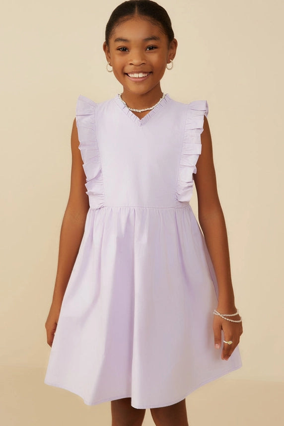 Lavender Poplin Dress