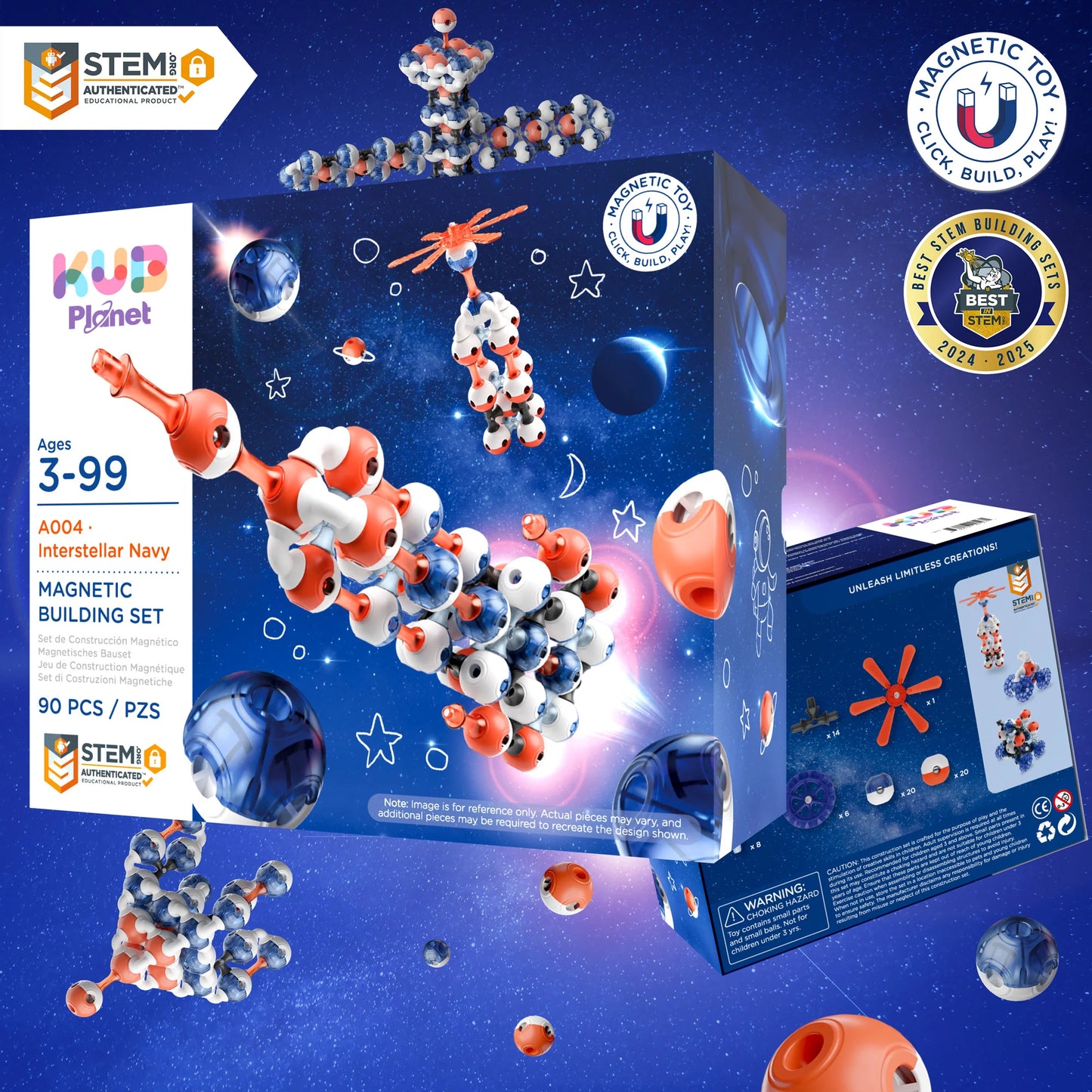 Kub planet Interstellar navy magnetic building set