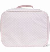 pink gingham lunchbox